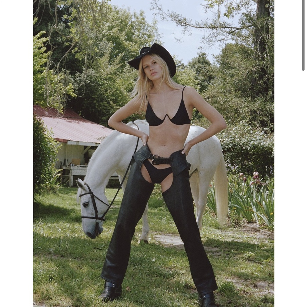 Bamba swim black vino bikini top